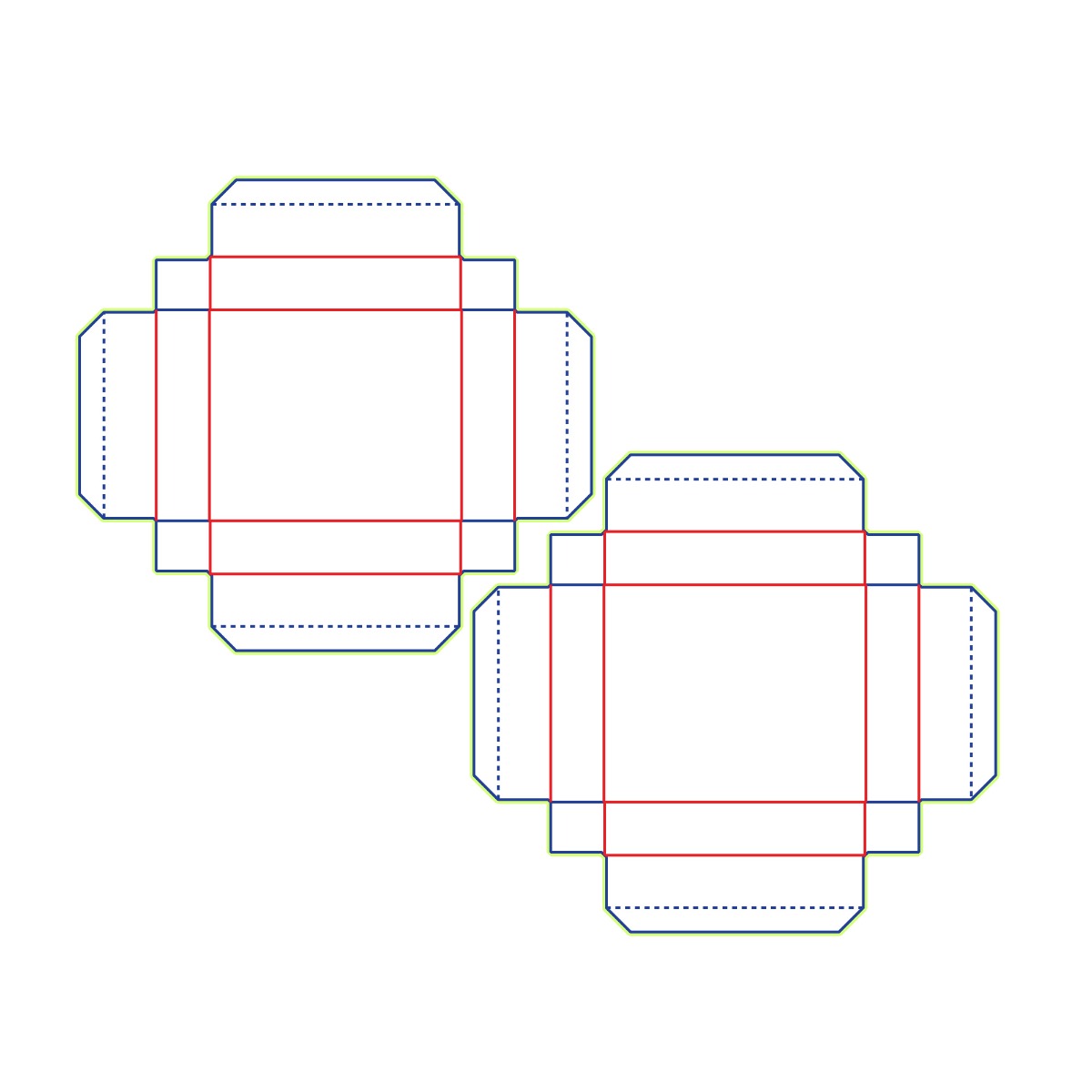 Double Wall Tray with Full Lid (Detail)